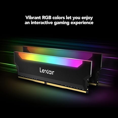 Lexar 16GB (2x8GB) DDR4 3600MHz RGB Memory Kit