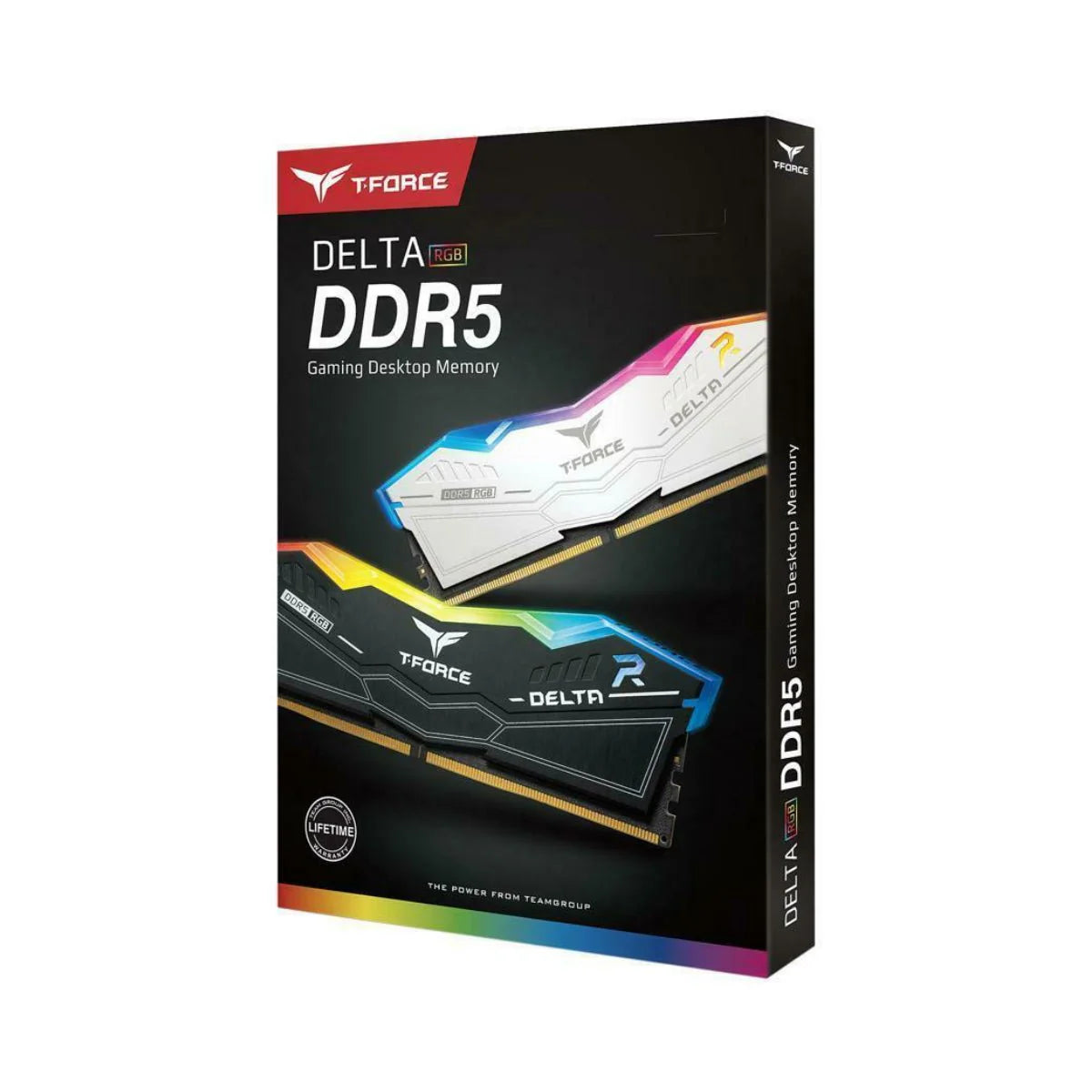 TEAMGROUP T-Force Delta RGB DDR5 RAM 32GB (2x16GB) 6000MHz CL38 - Black