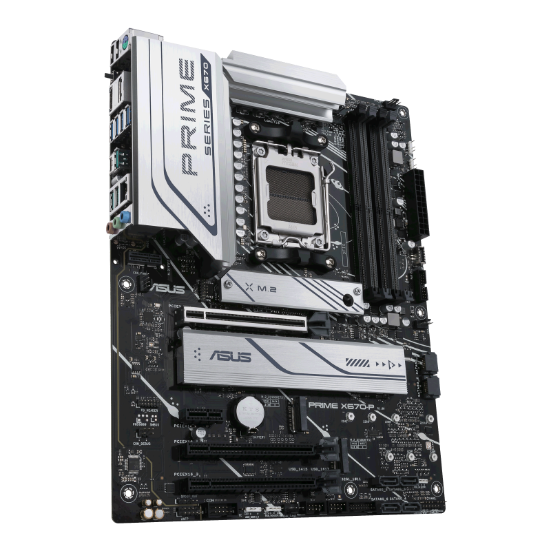 ASUS Prime X670-P Gaming Motherboard – AMD Ryzen AM5, DDR5, SATA 6Gb/s, ATX