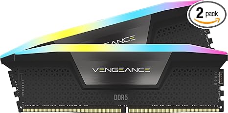 Corsair Vengeance RGB 32GB (2x16GB) 5200MHz DDR5 Memory Kit