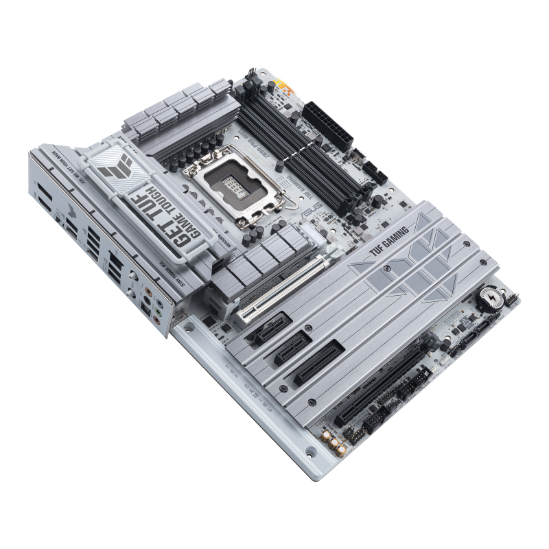 ASUS TUF Gaming Z890-PRO WiFi Motherboard – ATX, White, 3-Year Warranty