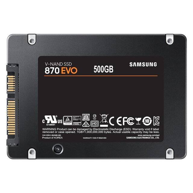 Samsung 500GB 870 EVO 2.5 SATA SSD