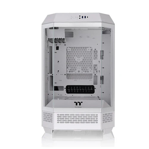 Thermaltake Tower 300 Micro-ATX Case with 2x140mm CT Fans, 420mm Radiator Support & Optional Horizontal Display Kit White