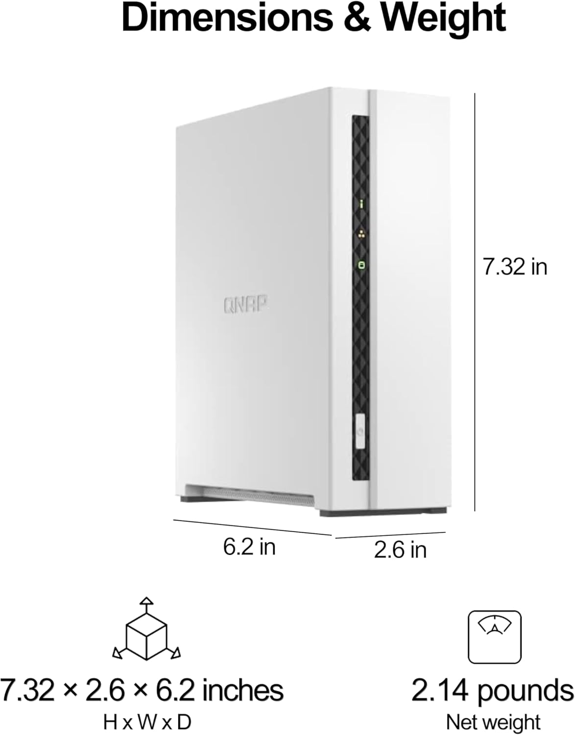 QNAP TS-133-US 1 Desktop NAS