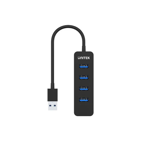 UNITEK uHUB Q4 – 4-Port Powered USB 3.0 Hub with USB-C Power Port