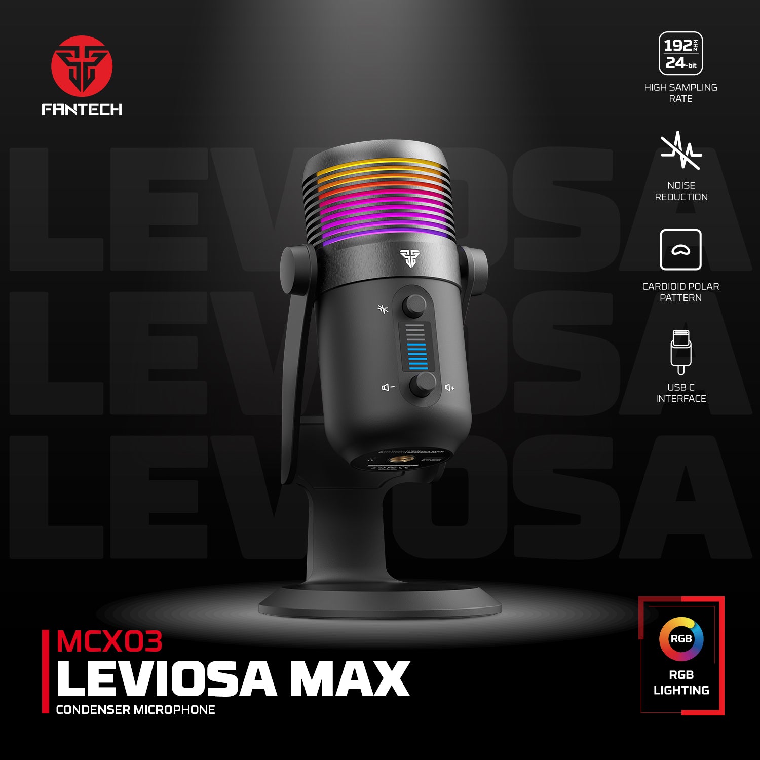 Fantech MCX03 LEVIOSA MAX Microphone – Mizzo Shopping