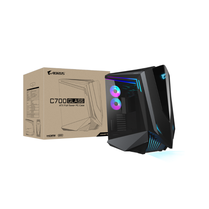 GIGABYTE AORUS AC700G Glass Mid-Tower Gaming Case