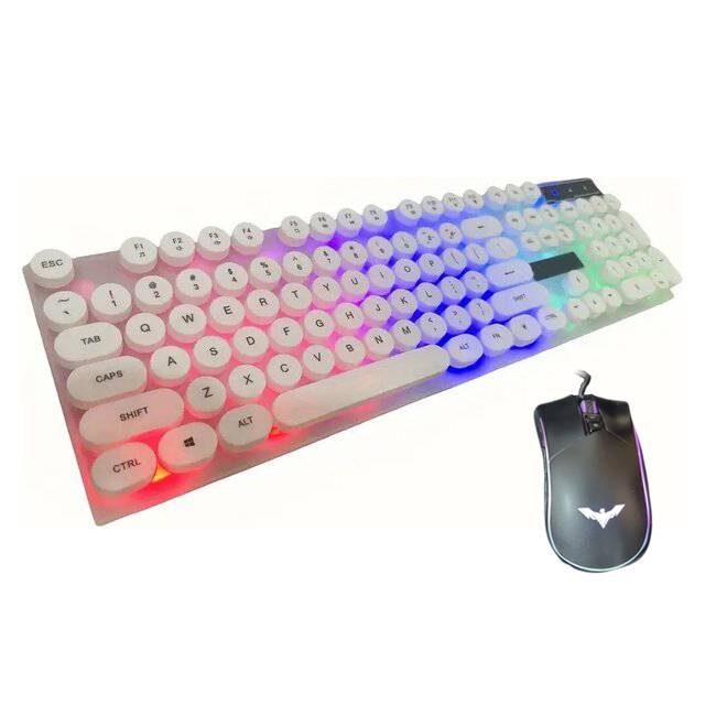 Crown 512 Keyboard & Mouse Combo (White)