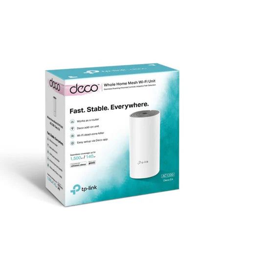 TP-Link Deco E4 AC1200 Whole Home Mesh Wi-Fi System