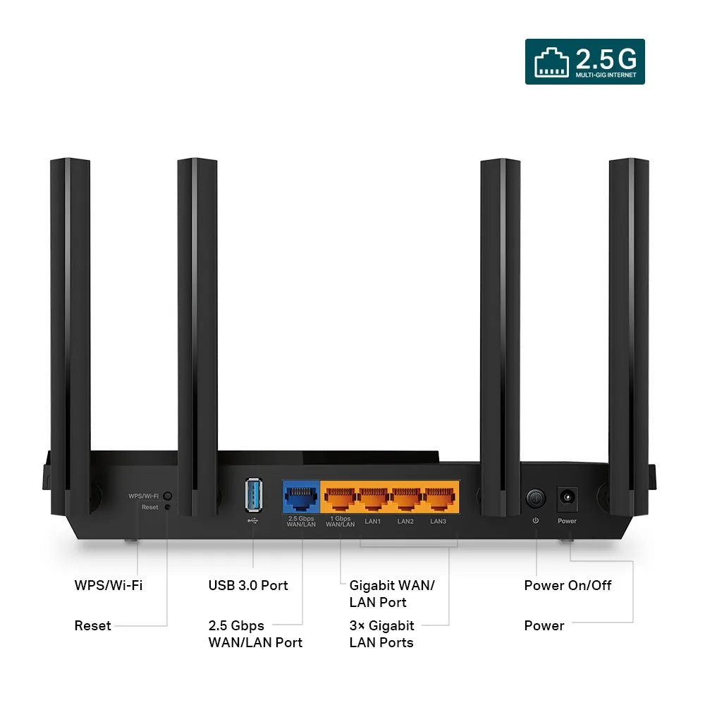 TP-Link Archer AX55 Pro AX3000 WiFi 6 Router