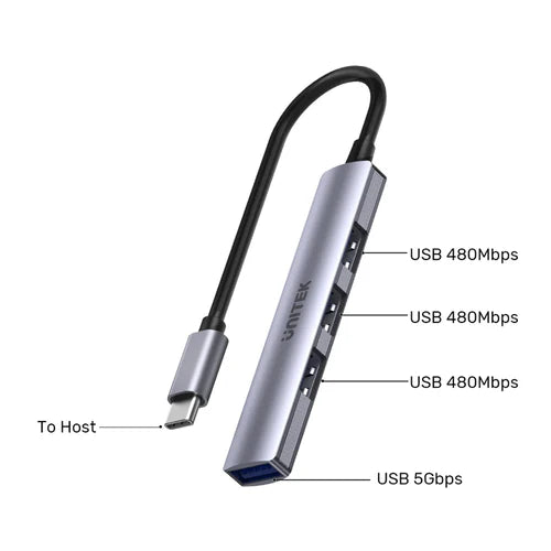 UNITEK 4 in 1 USB-C Hub