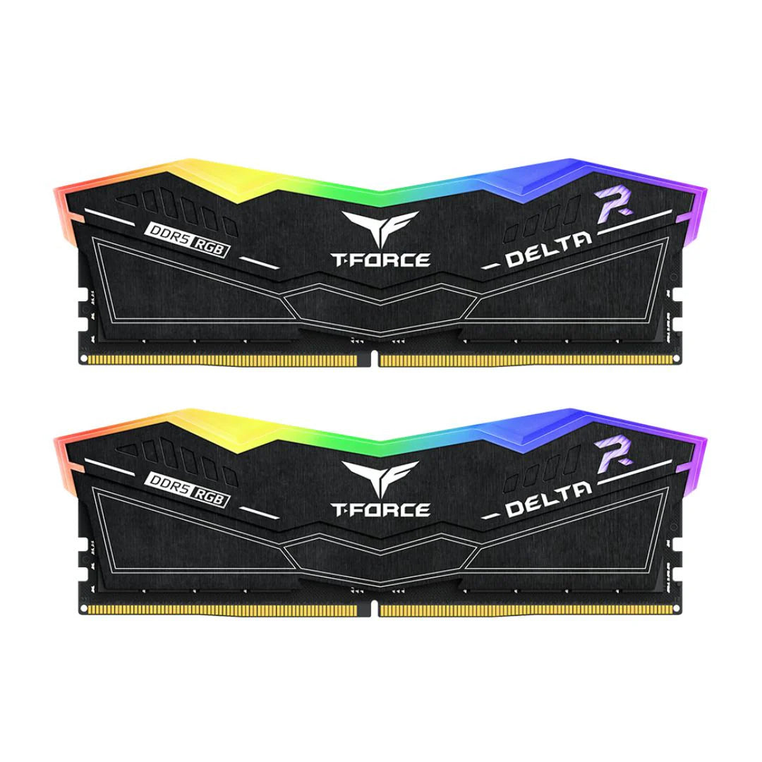 TEAMGROUP T-Force Delta RGB DDR5 RAM 32GB (2x16GB) 6000MHz CL38 - Black