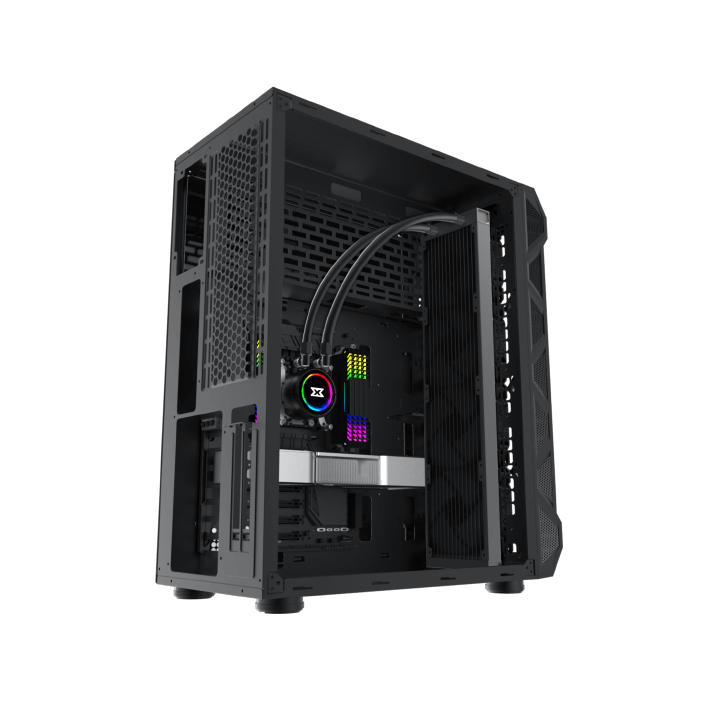 XIGMATEK Overtake Tempered Glass Case 4+2 Fan RGB