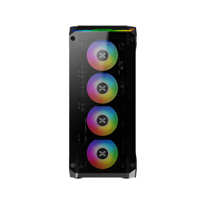 XIGMATEK Overtake Tempered Glass Case 4+2 Fan RGB