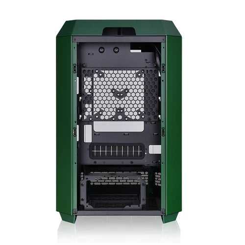 Thermaltake Tower 300 Micro-ATX Case with 2x140mm CT Fans, 420mm Radiator Support & Optional Horizontal Display Kit Green