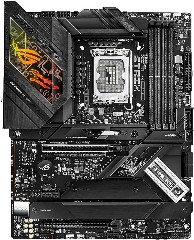ASUS ROG Strix Z790-H Gaming WiFi Motherboard – Intel 14th Gen, DDR5, PCIe 5.0, Wi-Fi 6E, ATX