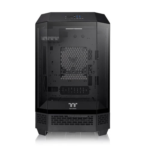 Thermaltake Tower 300 Micro-ATX Case with 2x140mm CT Fans & Optional Horizontal Display Kit Black