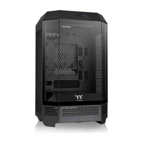 Thermaltake Tower 300 Micro-ATX Case with 2x140mm CT Fans & Optional Horizontal Display Kit Black