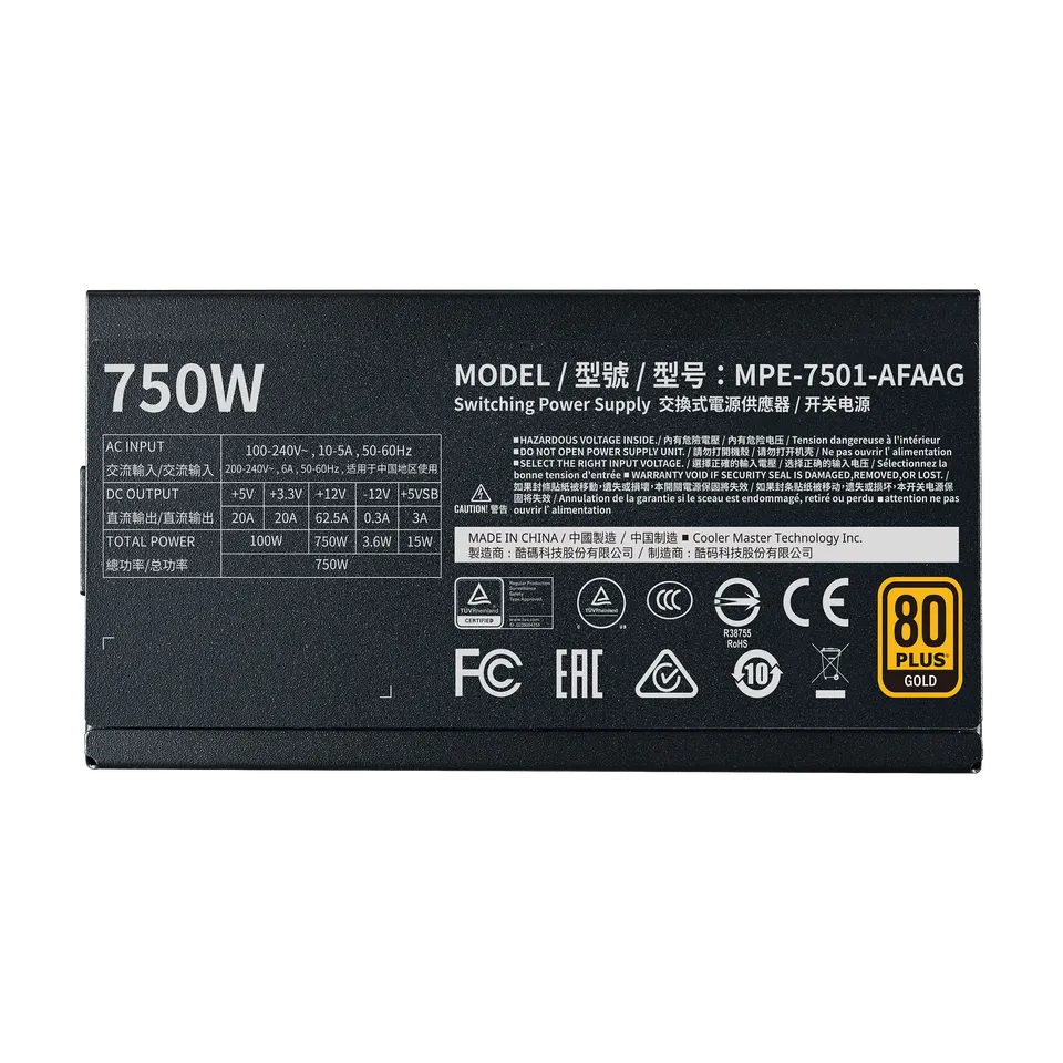 Cooler Master MWE 750W V2FM Gold PSU