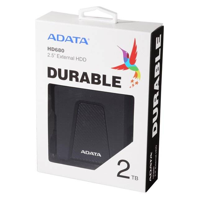 Adata HD680 2TB External HDD (Black)