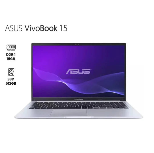 ASUS Vivobook 15 X1502ZA-EJ1429, Intel Core i7-12700H, RAM 16GB SSD 512GB Intel® UHD Graphics, 15.6 FHD IPS, Icelight Silver