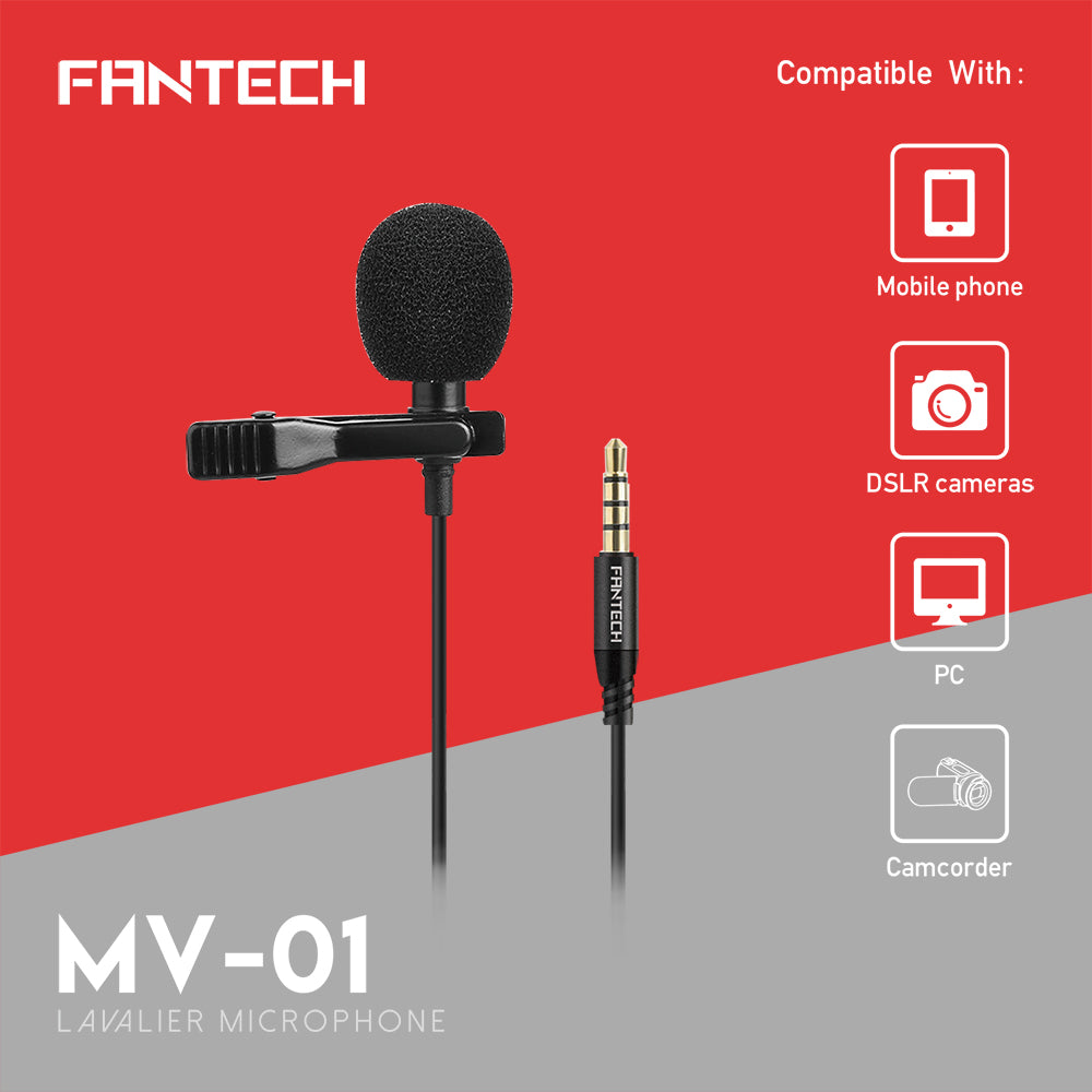 FANTECH MV-01 Lavalier Microphone