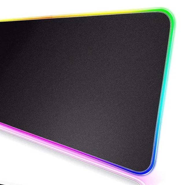 Black Wolf 80x30 RGB Gaming Mouse Pad