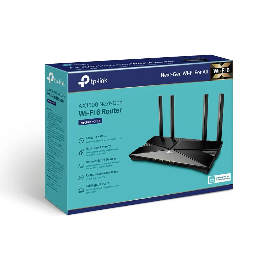 TP-Link Archer AX10 Smart WiFi 6 Router