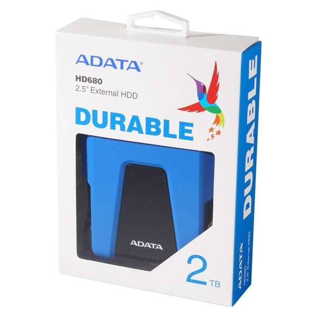 Adata HD680 2TB External HDD (Blue)