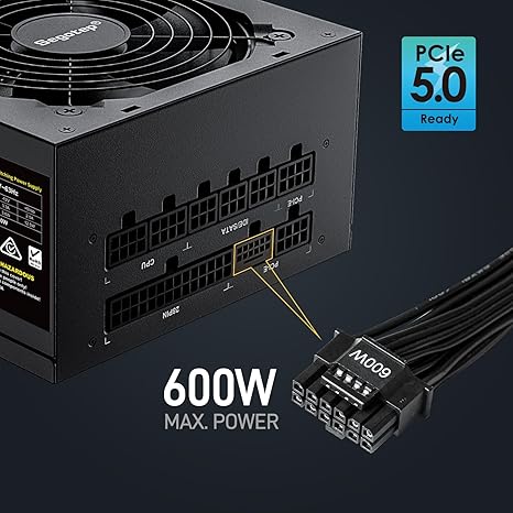 SEGOTEP PCIe5 750W 80 PLUS Gold Power Supply Unit