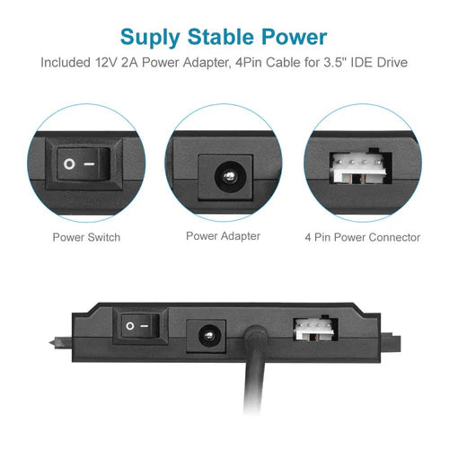 Unitek SmartLink Trinity USB 3.0 to SATA II & IDE HDD/SSD Adapter