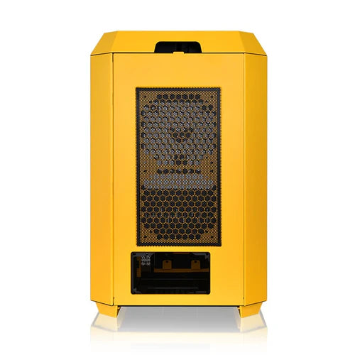 Thermaltake Tower 300 Micro-ATX Case with 2x140mm CT Fans & Optional Horizontal Display Kit Yellow