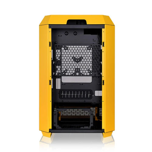 Thermaltake Tower 300 Micro-ATX Case with 2x140mm CT Fans & Optional Horizontal Display Kit Yellow