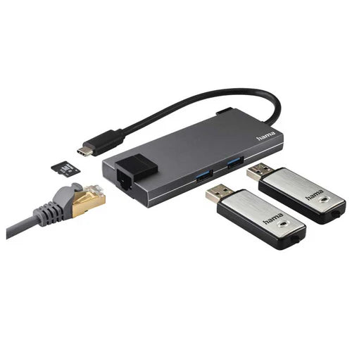 Hama 200109 USB-C Multiport Hub 5 in 1