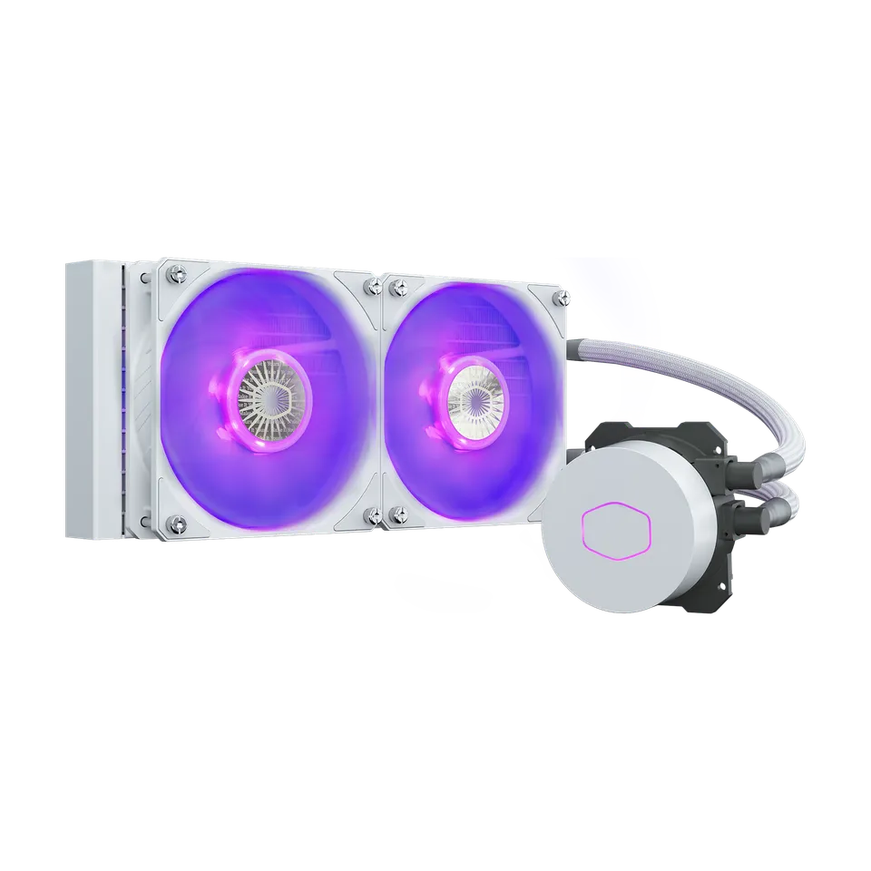 Cooler Master MasterLiquid ML240L ARGB White Edition V2 CPU Liquid Cooler