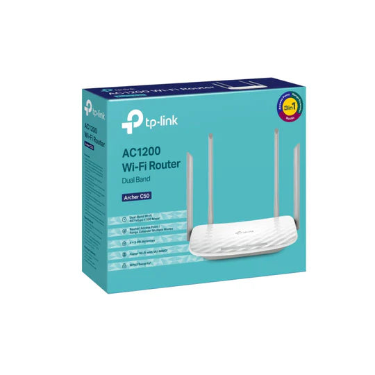 TP-Link Archer C50 AC1200 Wireless Dual Band Router