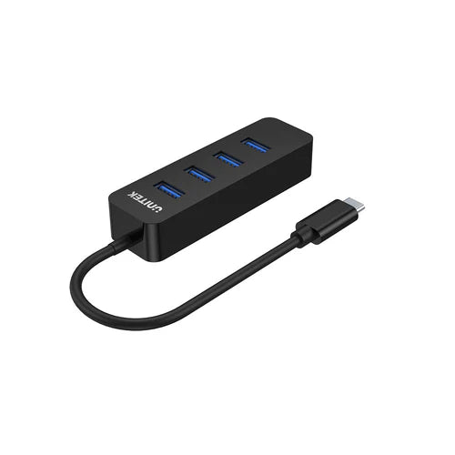 UNITEK uHUB Q4 – 4-Port Powered USB-C Hub with SuperSpeed