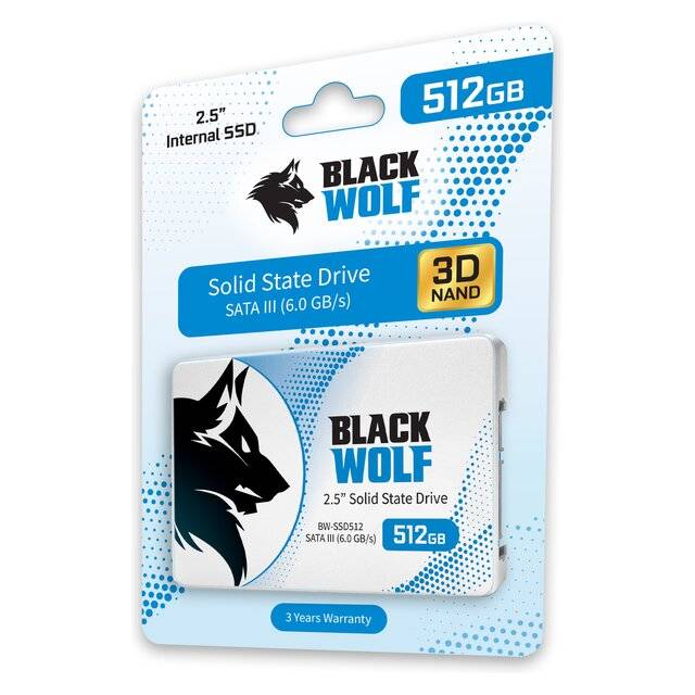 Black Wolf 512GB 2.5