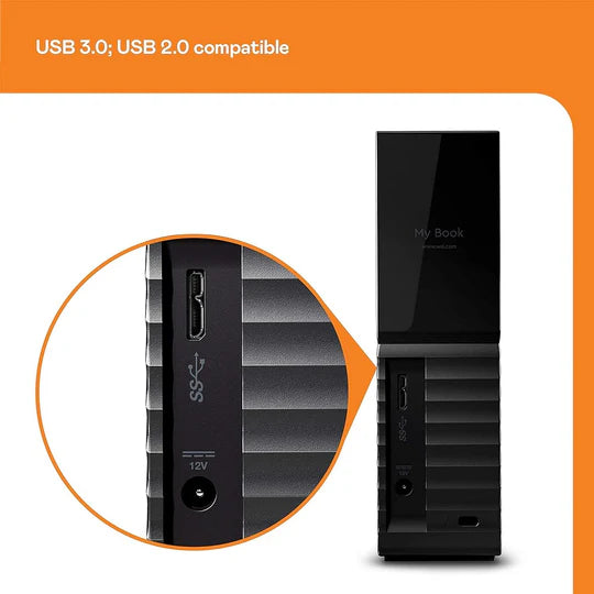 WD My Book 8TB Desktop External Hard Drive