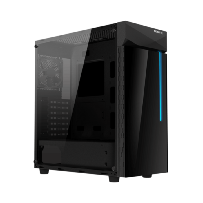 GIGABYTE C200G Glass Black Mid-Tower Case