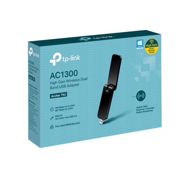 TP-Link AC1300 High Gain Wireless Dual Band USB Adapter