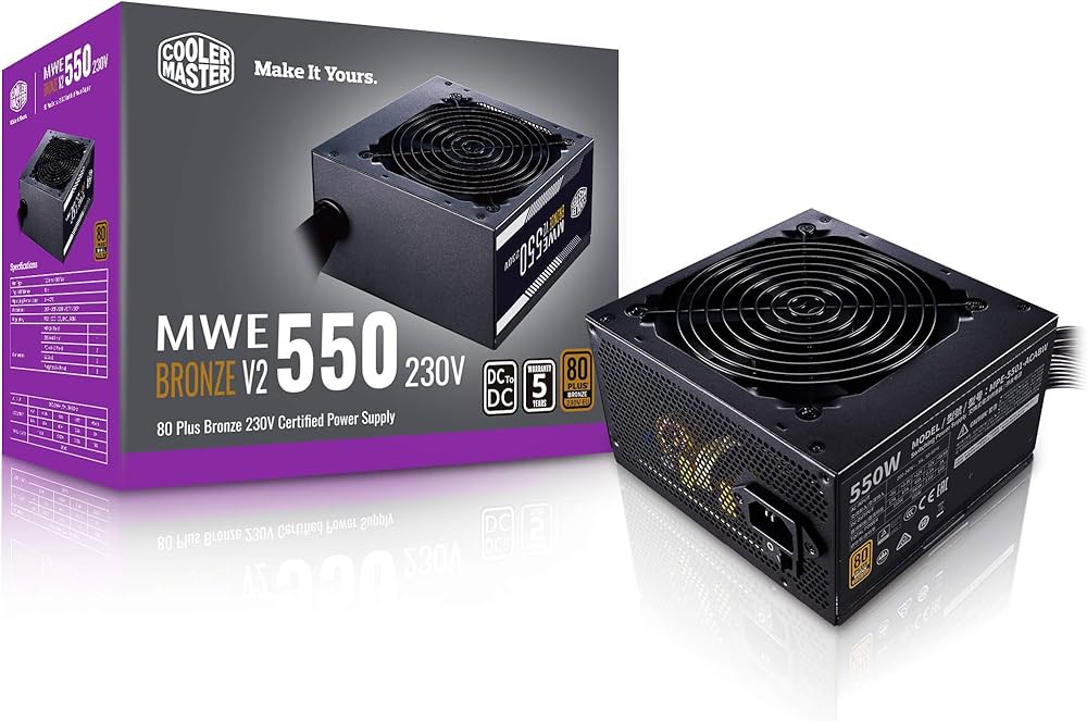 Cooler Master MWE 550W V2 Bronze PSU