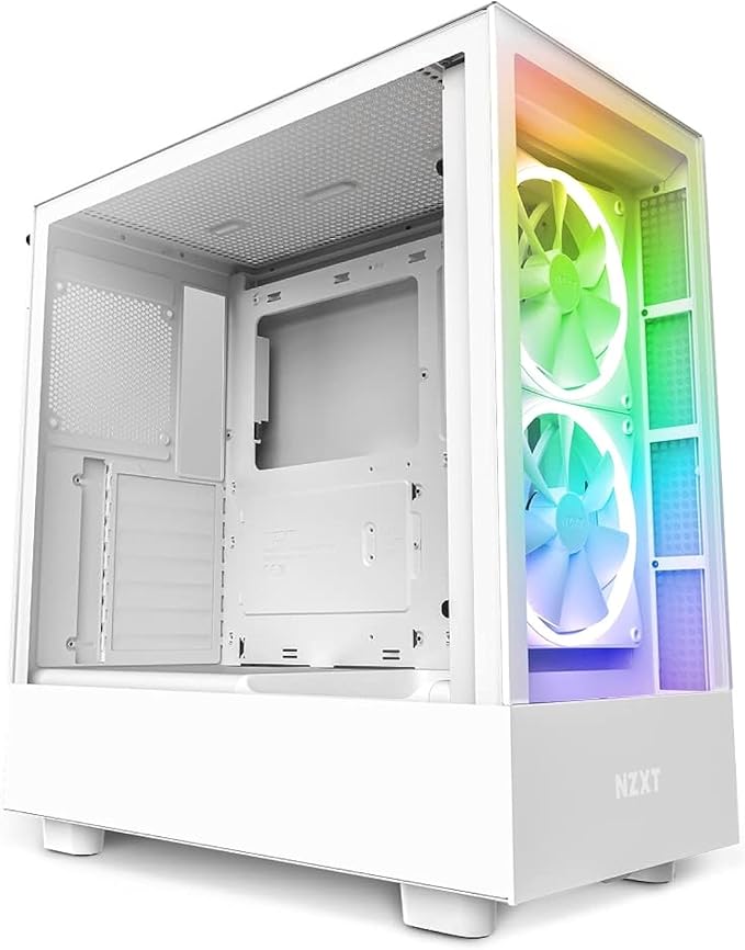 NZXT H5 Elite Edition ATX Mid Tower RGB Case White