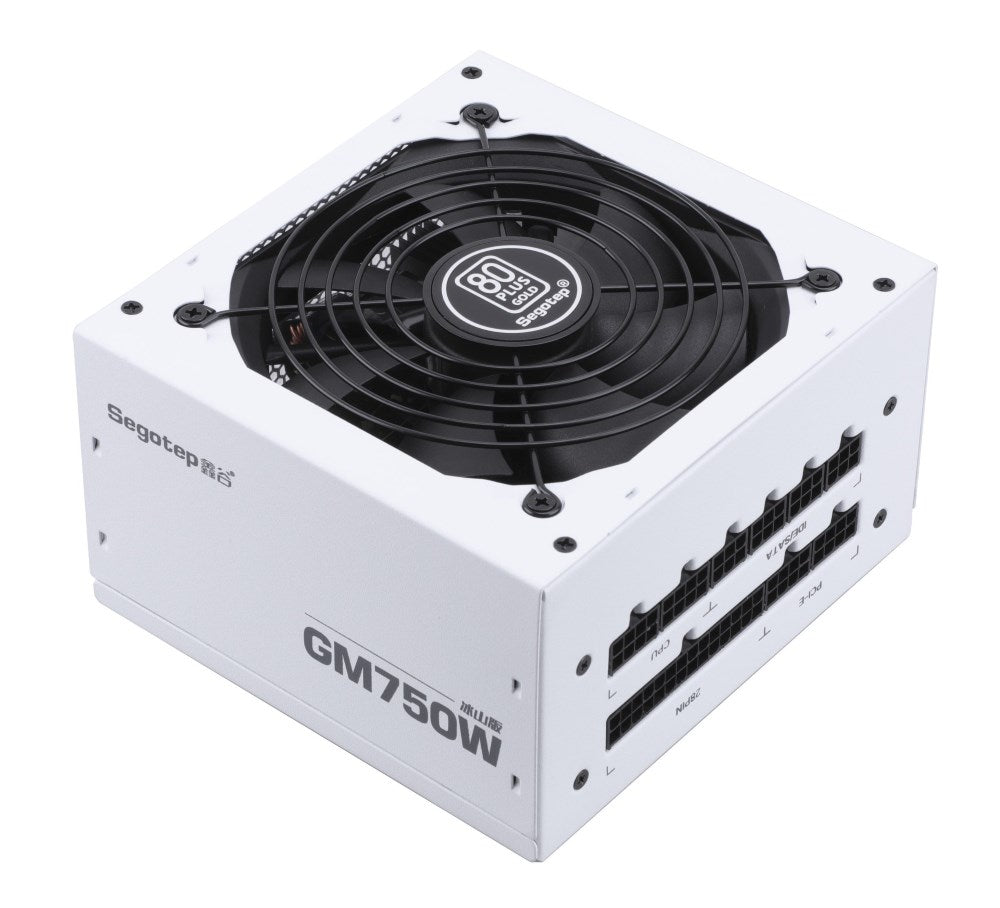 SEGOTEP PCIe5 750W 80 PLUS Gold Power Supply Unit White