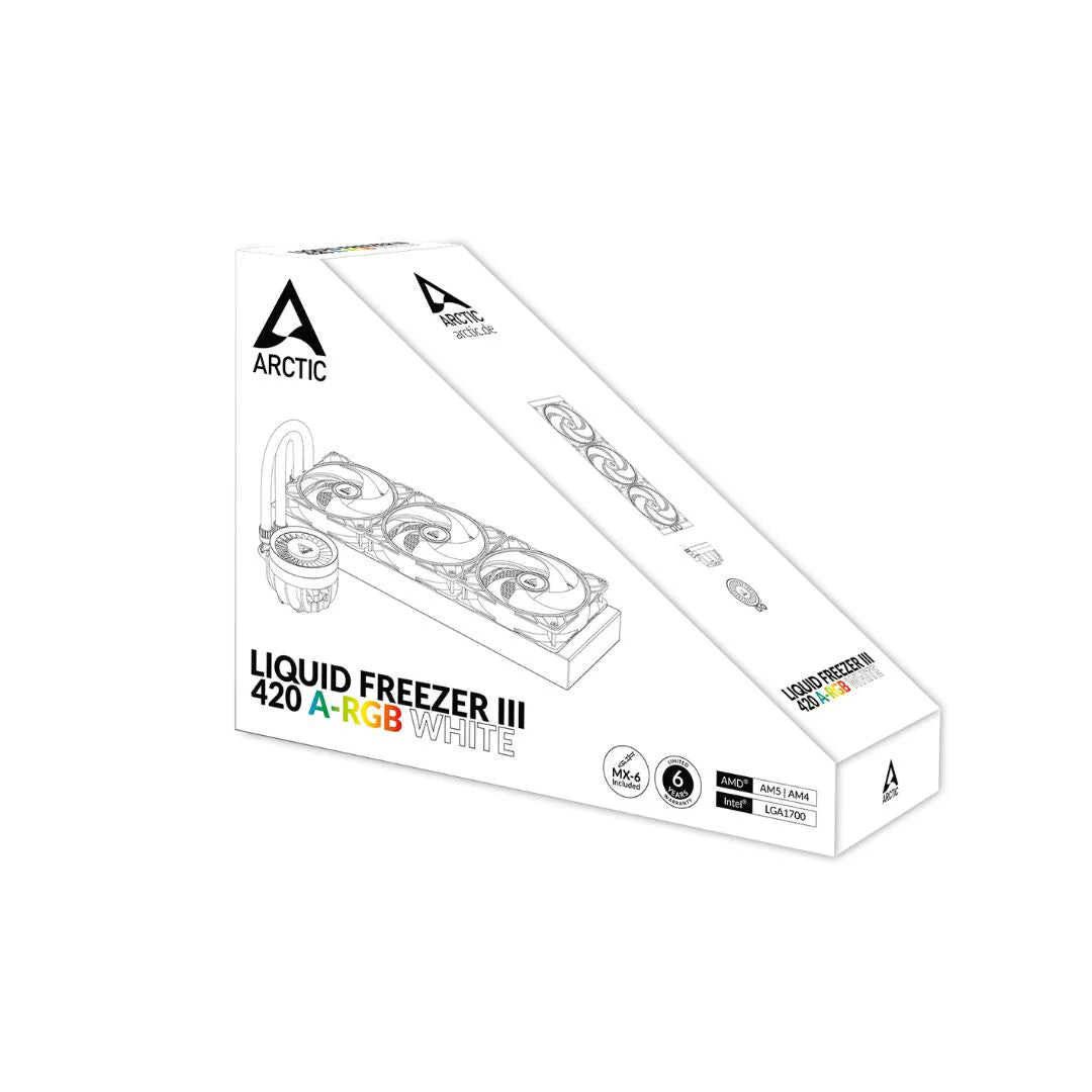 Arctic Liquid Freezer III 420 A-RGB White