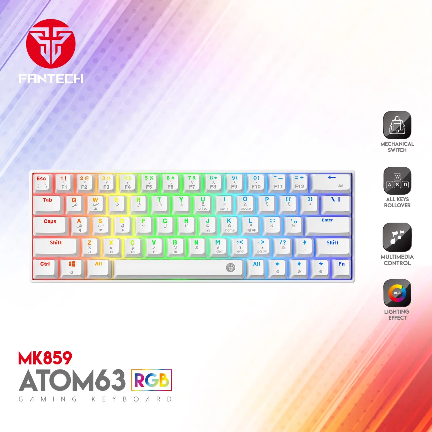 Fantech Atom63 MK859 Mechanical Gaming Keyboard