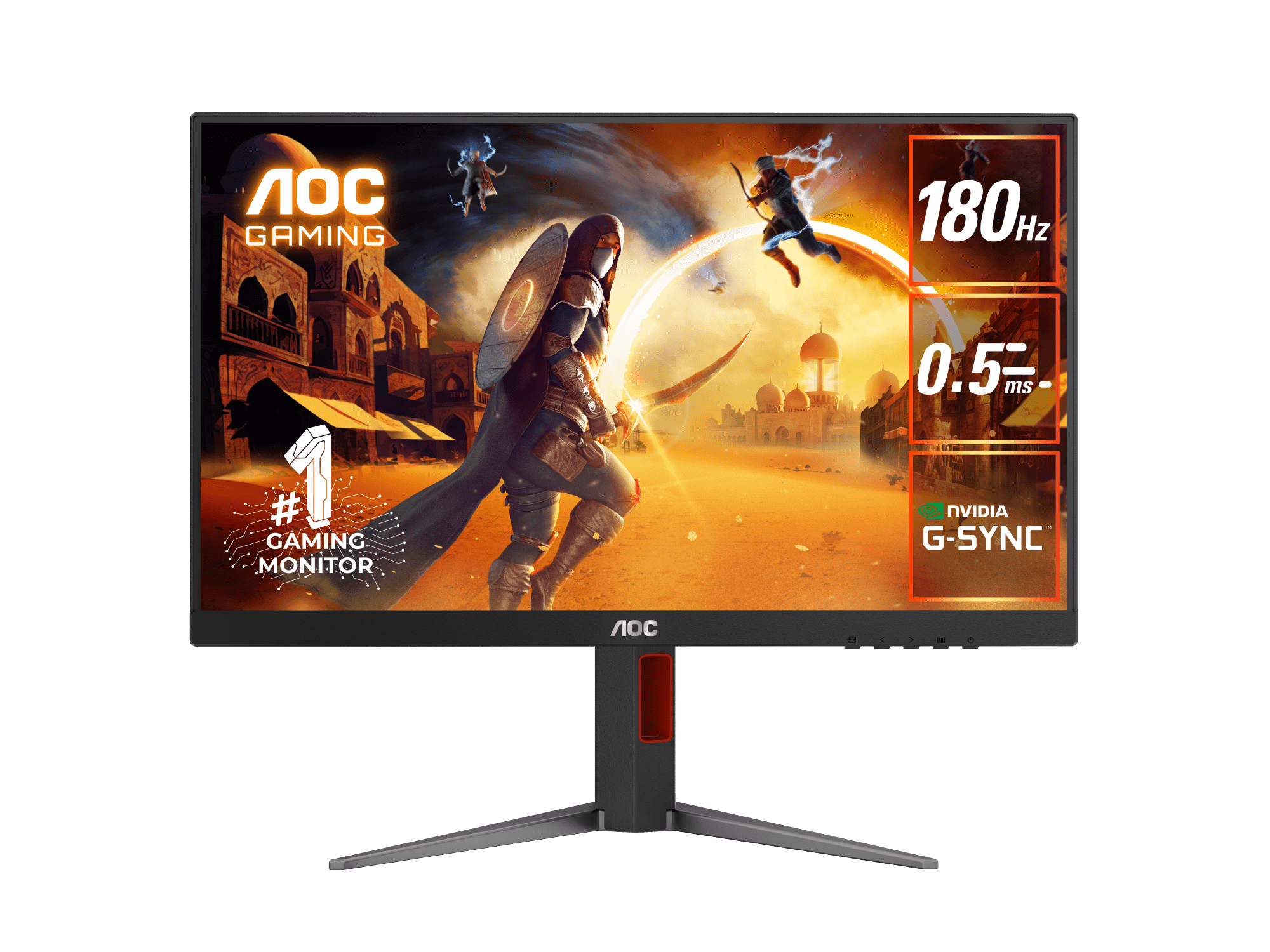 AOC 24G4 23.8 inch 180Hz 0.5ms Fast IPS Gaming Monitor