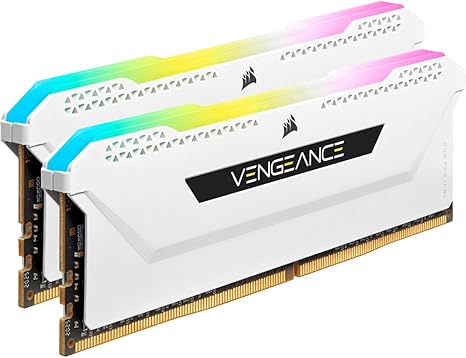 Corsair Vengeance RGB Pro White 32GB (2x16GB) DDR4 3600MHz RAM Kit