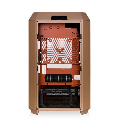 Thermaltake Tower 300 Micro-ATX Case with 2x140mm CT Fans, 420mm Radiator Support & Optional Horizontal Display Kit Brown