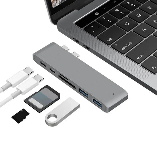 Type-C USB 3.0 HUB Combo with TF/SD Card Reader